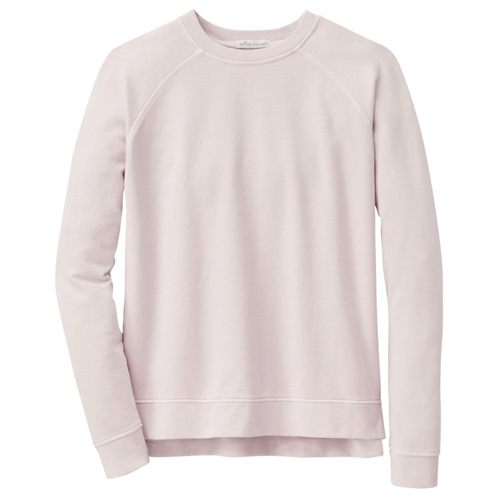 Peter Millar Women's Blush Pink Lava Wash Relaxed Crew-Neck Sweatshirt